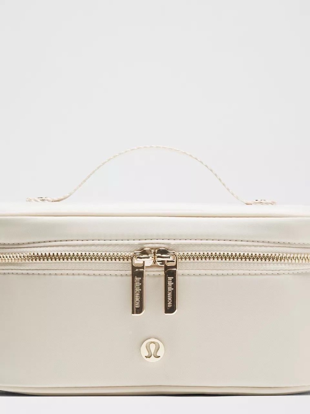 Lululemon Travel Toiletry Bag 3.5L- Light Ivory/Sheer Oak
